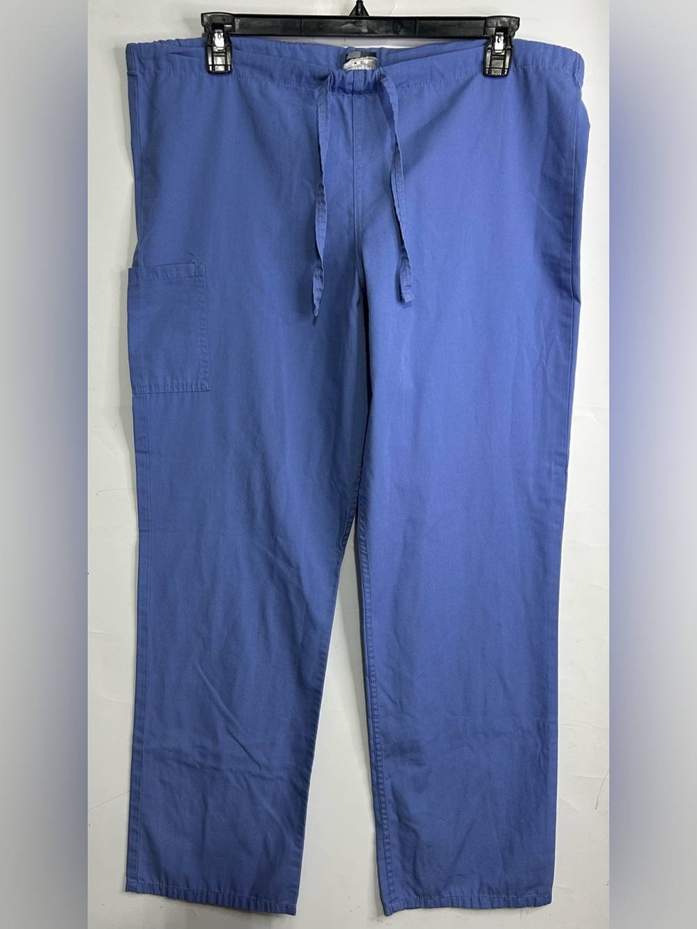 Scrub Zone Blue Drawstring Waist Scrub Pants Medium